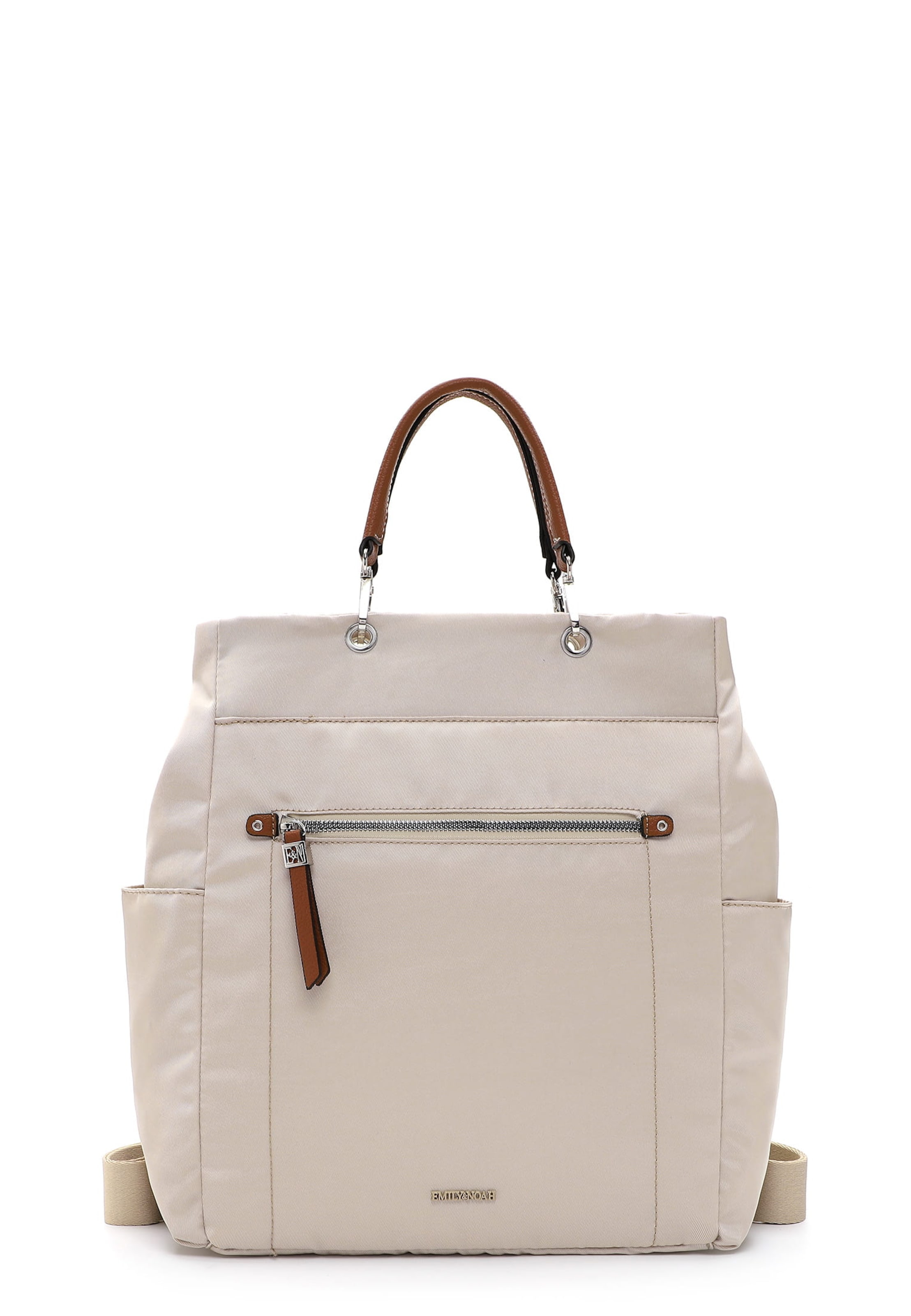 Emily & Noah Rygsæk i beige: forside