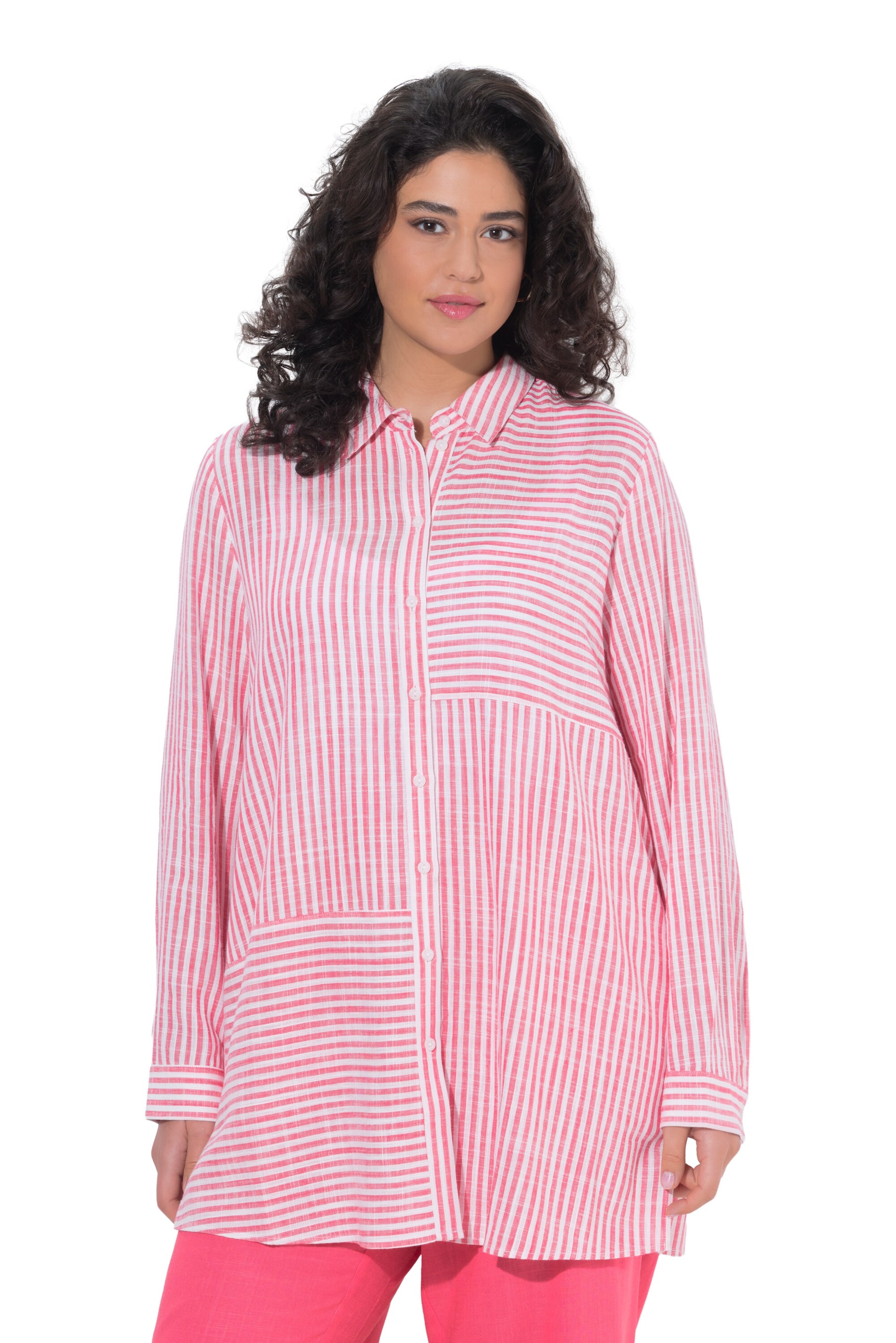 Ulla Popken Bluse in Pink: Vorderseite