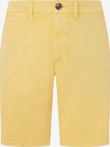 Pepe Jeans Slim fit Chino Pants 'MC QUEEN' in Yellow: front
