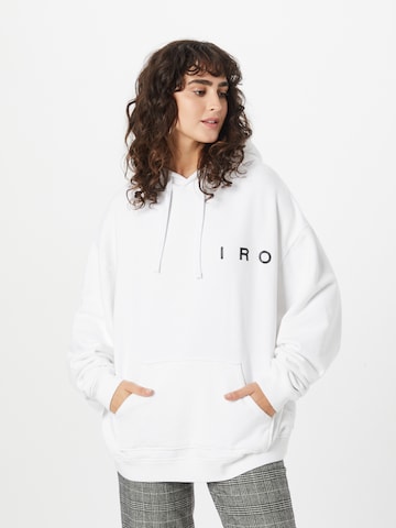 Sweat-shirt IRO en blanc : devant