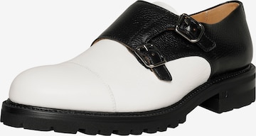 Henry Stevens Schnallenschuh Rahmengenäht 'Barkley CDM' in Mischfarben: Vorderseite