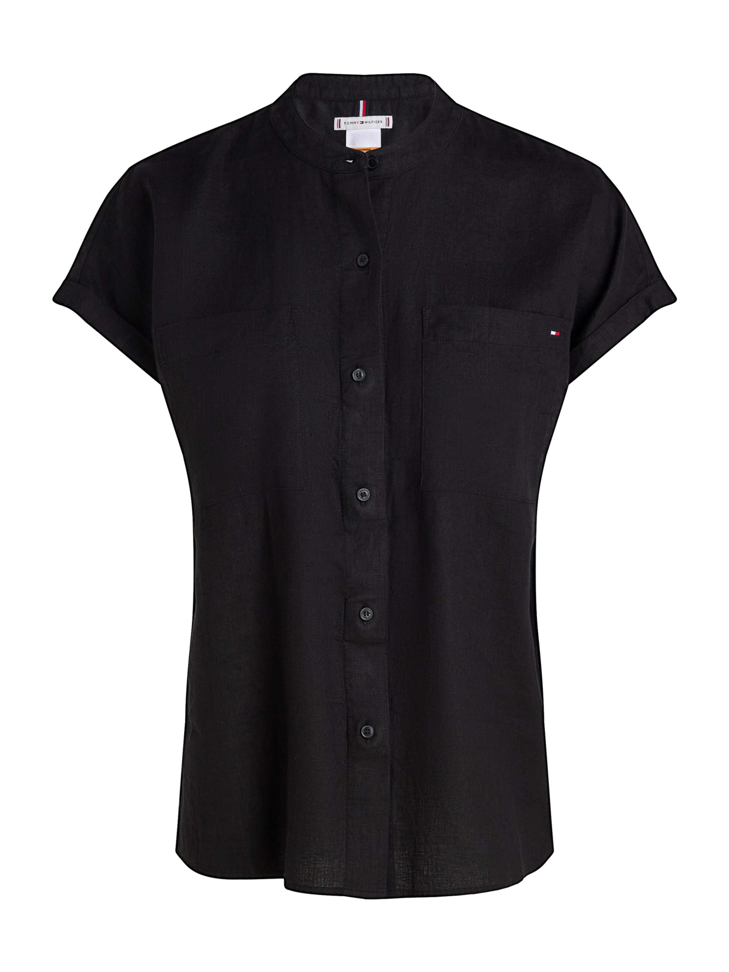 Chemisier 'ESS' TOMMY HILFIGER en noir : devant