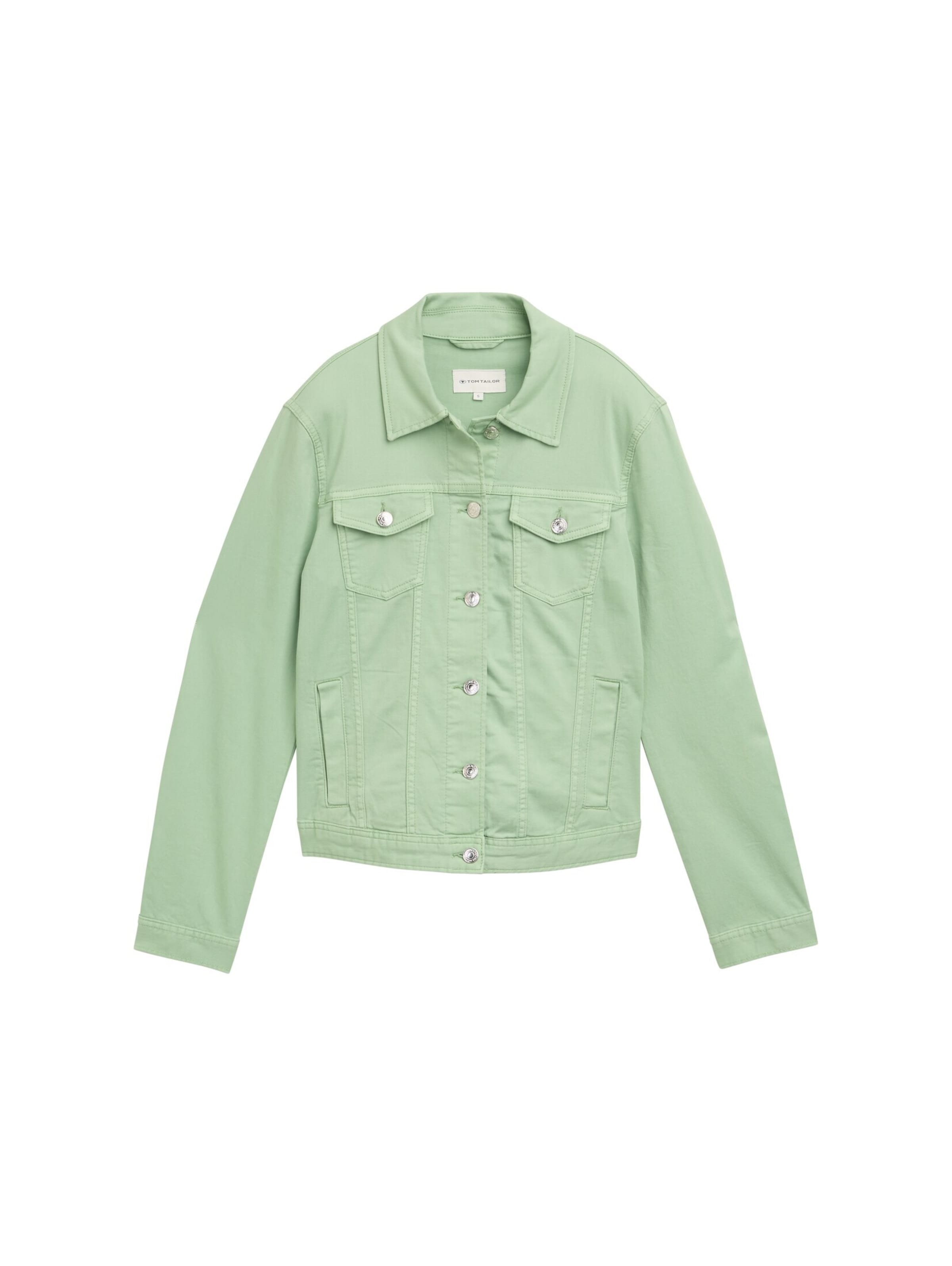 TOM TAILOR Tussenjas in Groen: voorkant