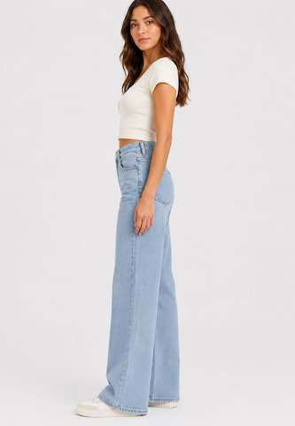 Wide leg Jeans di Elara in blu