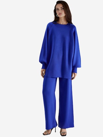My fashion Hausanzug 'Strick-Koordinaten'‌‌‌ in Blau: Vorderseite