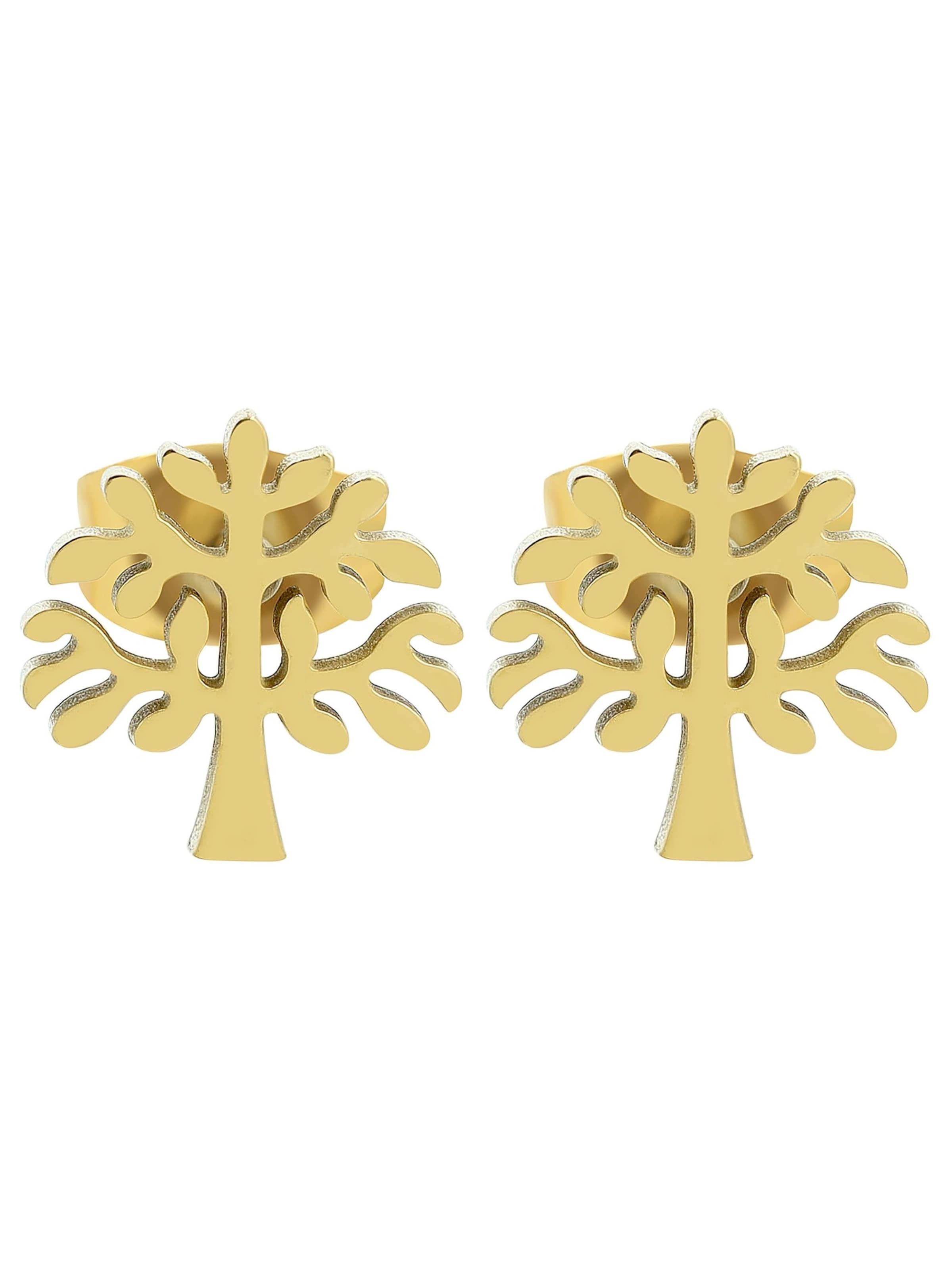 Akzent Earrings 'Vale, hautverträglich' in Gold: front