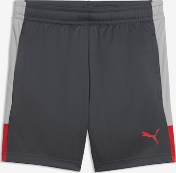 PUMA Regular Sportbroek 'Individual Liga' in Grijs: voorkant