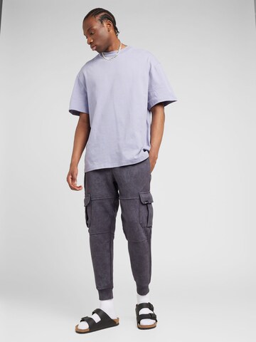 Karl Kani Tapered Cargo Pants in Grey