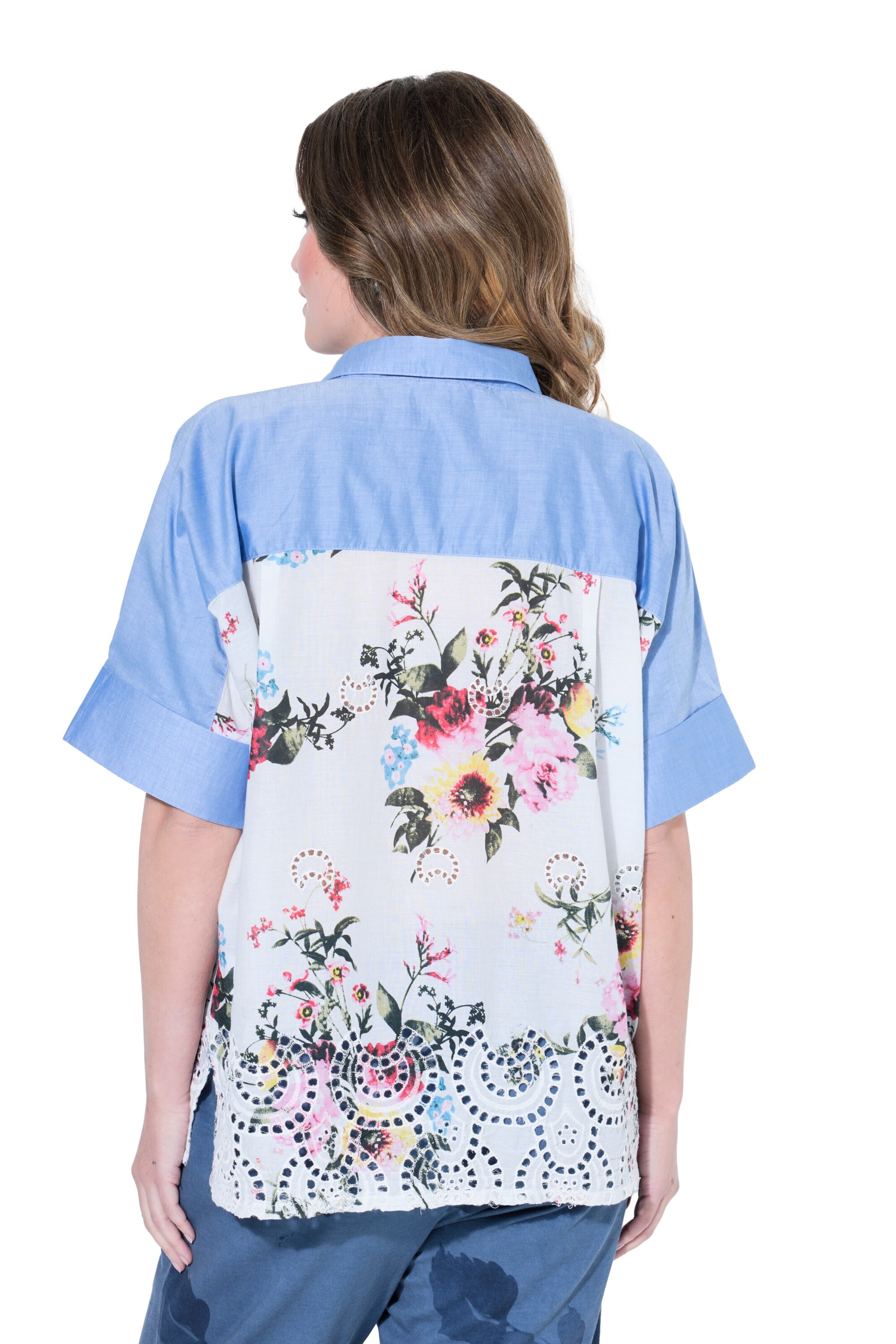 MIAMODA Blouse in White