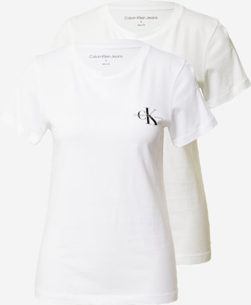 Calvin Klein Jeans - Camiseta en blanco: frente