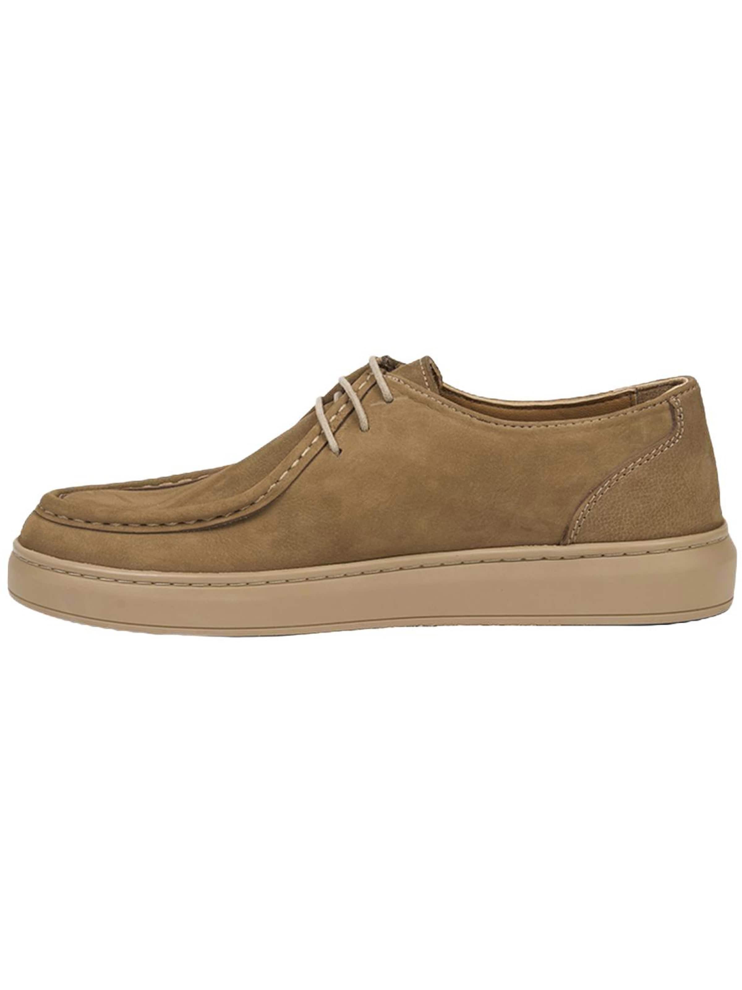 Desa - Zapatillas 'DESA Herren-Schnürschuhe aus Nubukleder für den Alltag' en beige