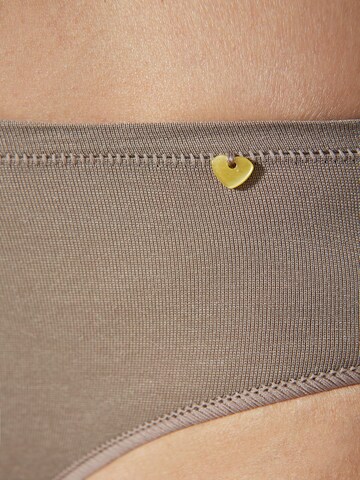 zd ZERO DEFECTS Panty 'Diana soy fiber mid waist panty' in Braun