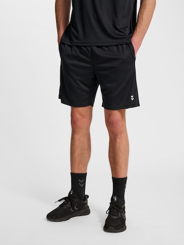 Hummel Regular Sports trousers 'Pulse' in Black: front