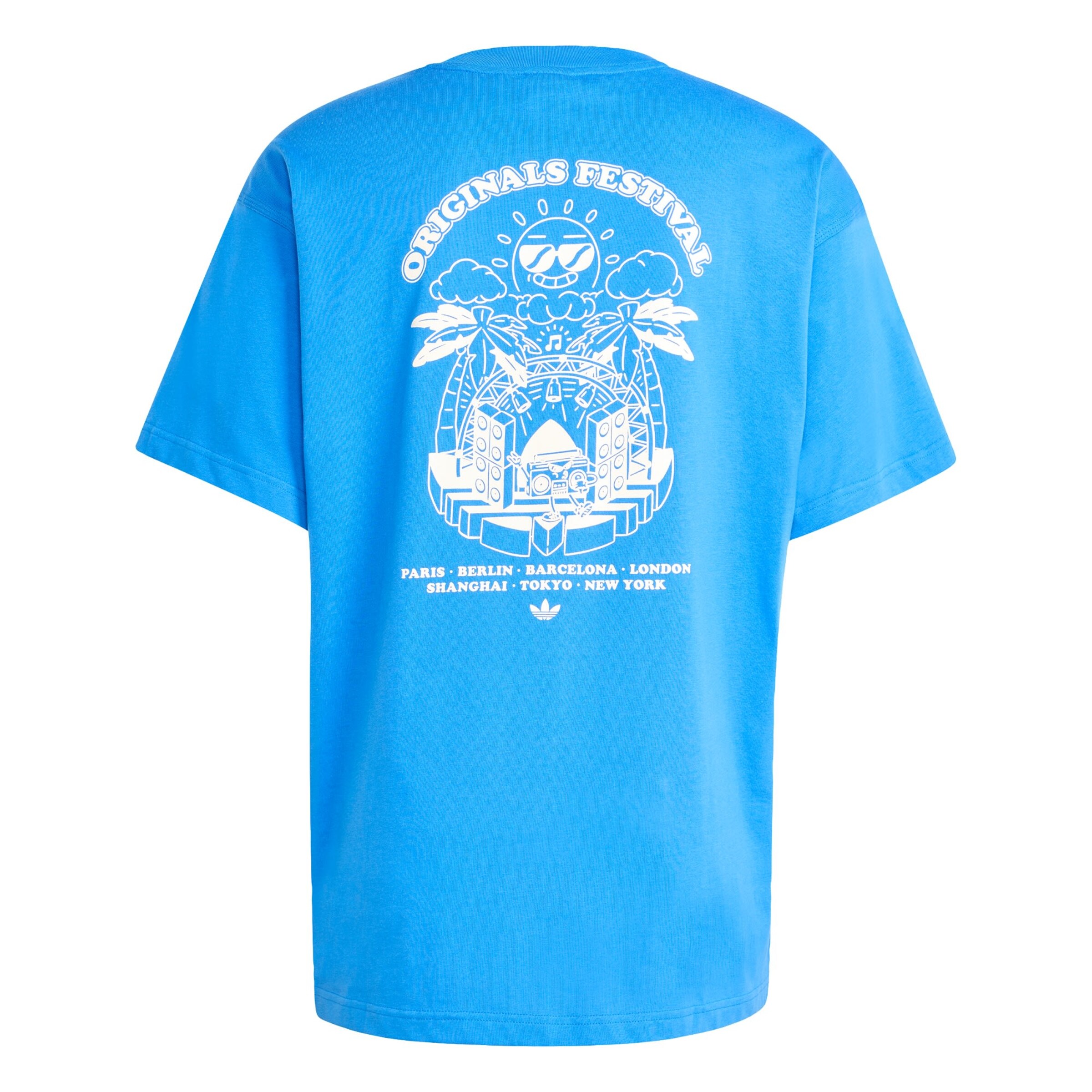 ADIDAS ORIGINALS - Camiseta 'Music Fests' en azul