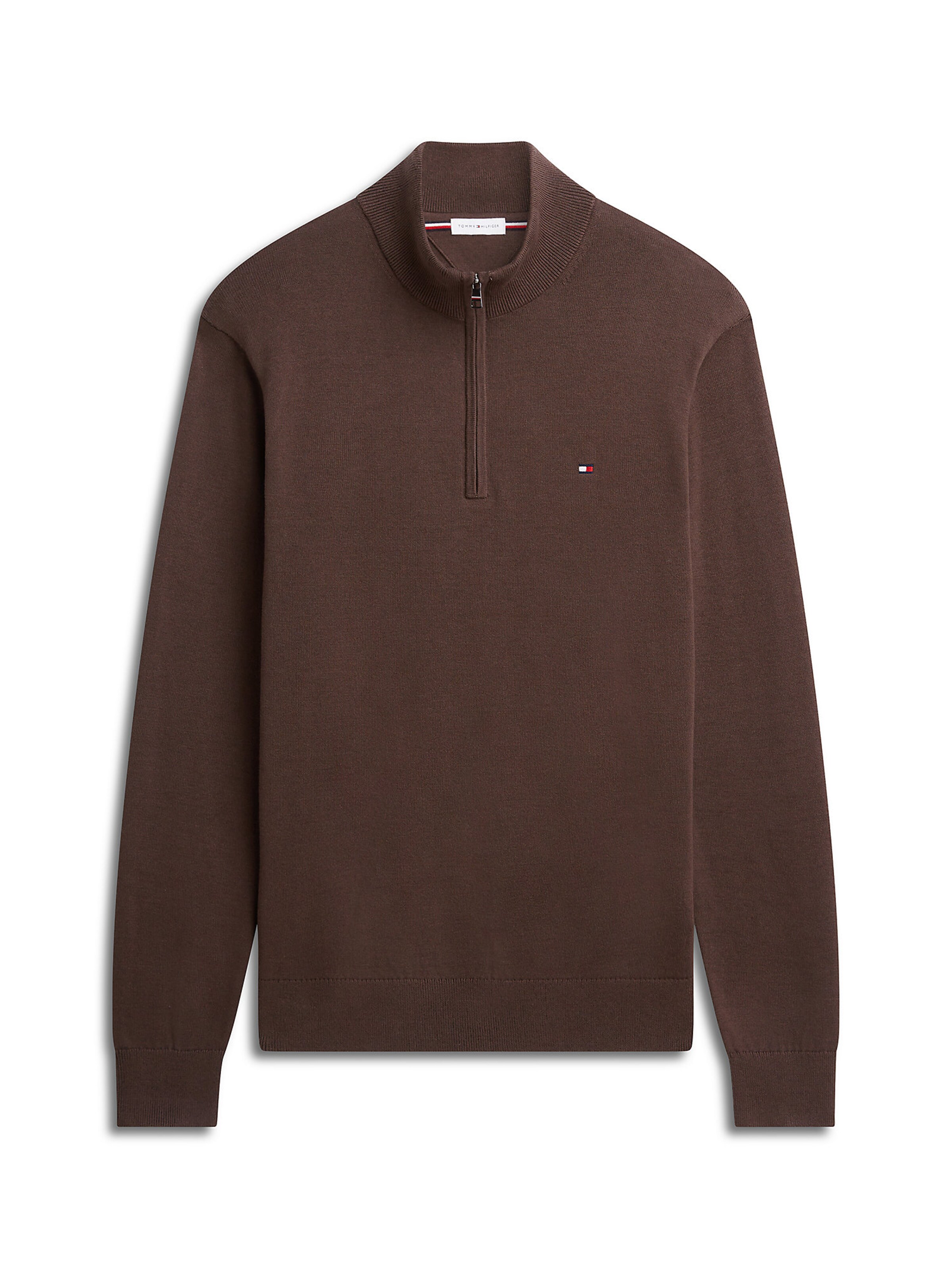 TOMMY HILFIGER Pullover 'Essential' i brun: forside