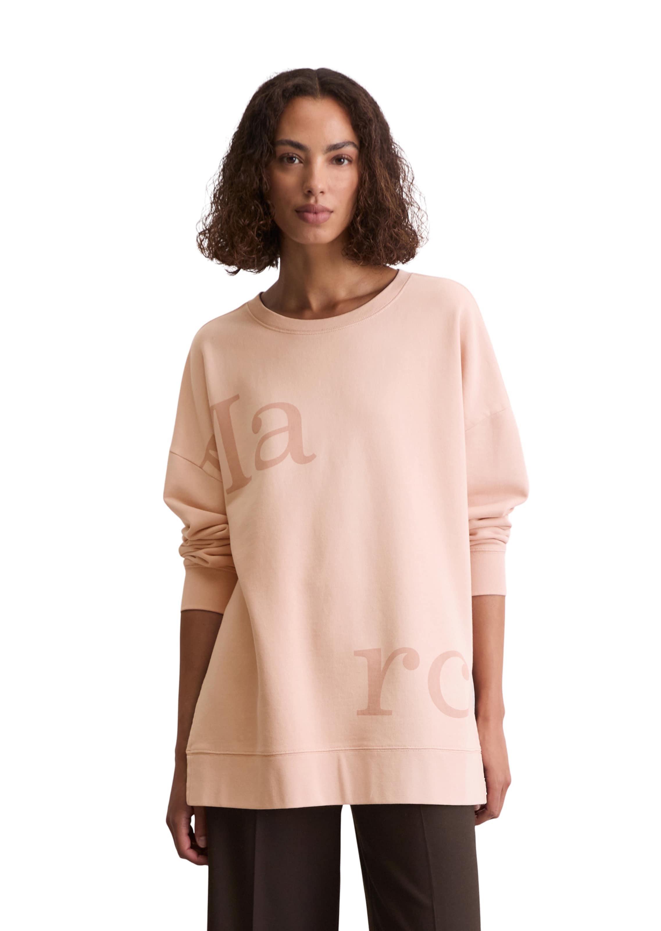 Marc O'Polo Sweatshirt in Pink: Vorderseite