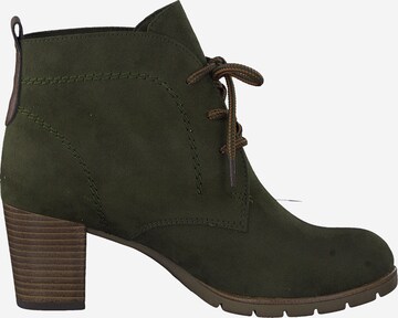 MARCO TOZZI Lace-Up Ankle Boots in Green