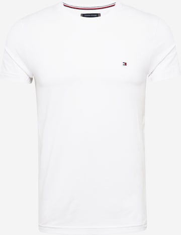 T-Shirt TOMMY HILFIGER en blanc : devant