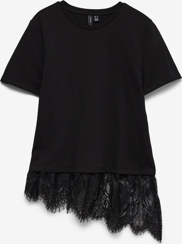 Vero Moda Tall Футболка 'VMBRIT' в Черный: спереди