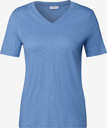 CECIL T-Shirt in Blau: Vorderseite