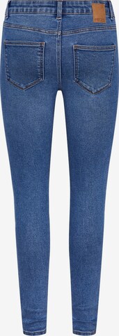 PIECES Skinny Jeans 'DANA' in Blauw