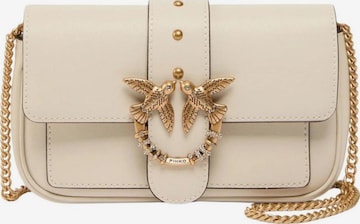 Sac bandoulière 'LOVE POCKET' PINKO en beige : devant