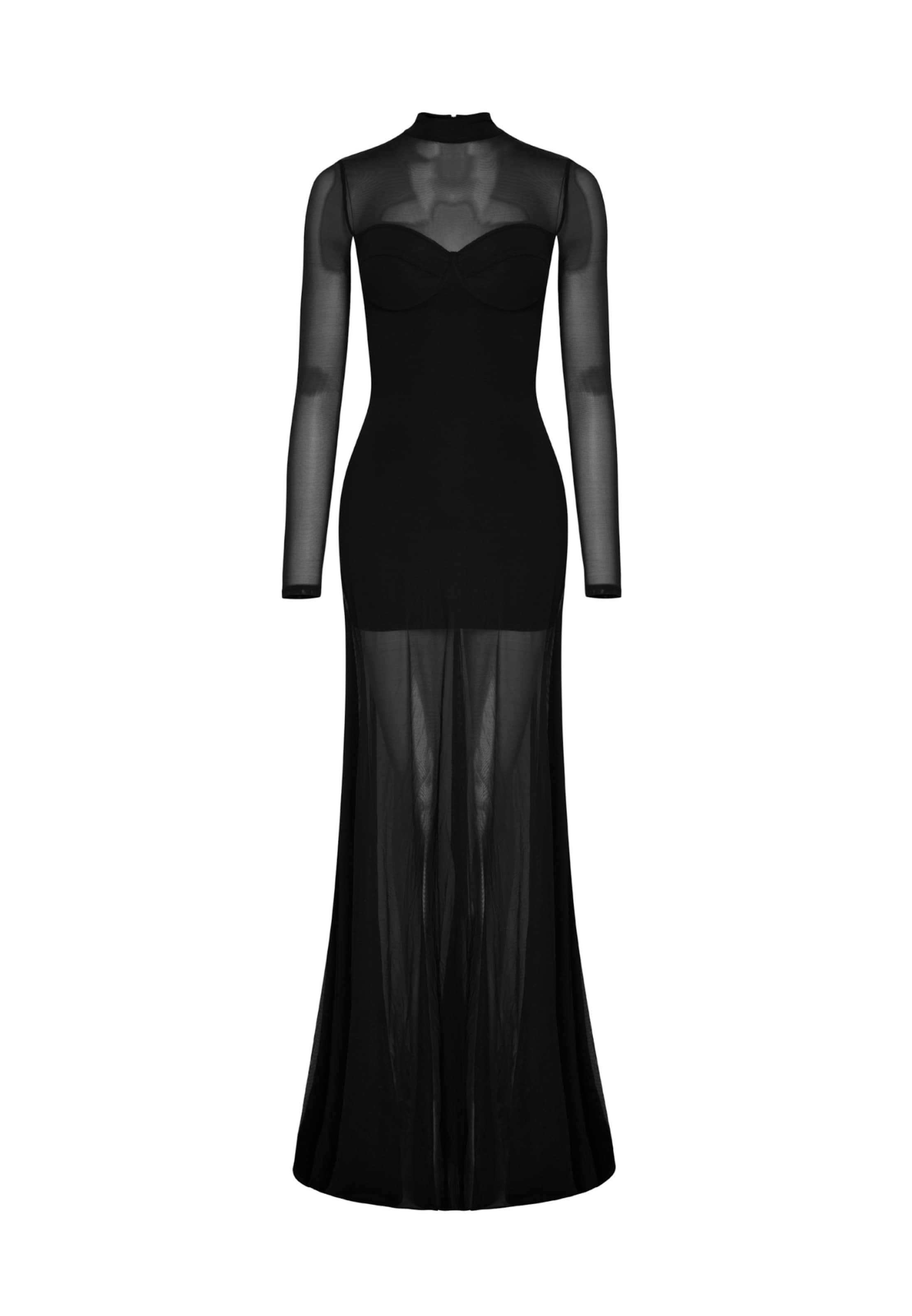 Robe de soirée 'Kya' OW Collection en noir : devant