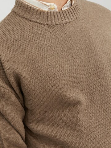 JACK & JONES Sweter 'Jack' w kolorze brązowy