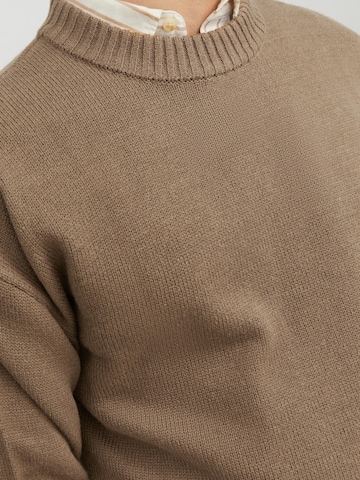 JACK & JONES Pullover 'Jack' in Braun