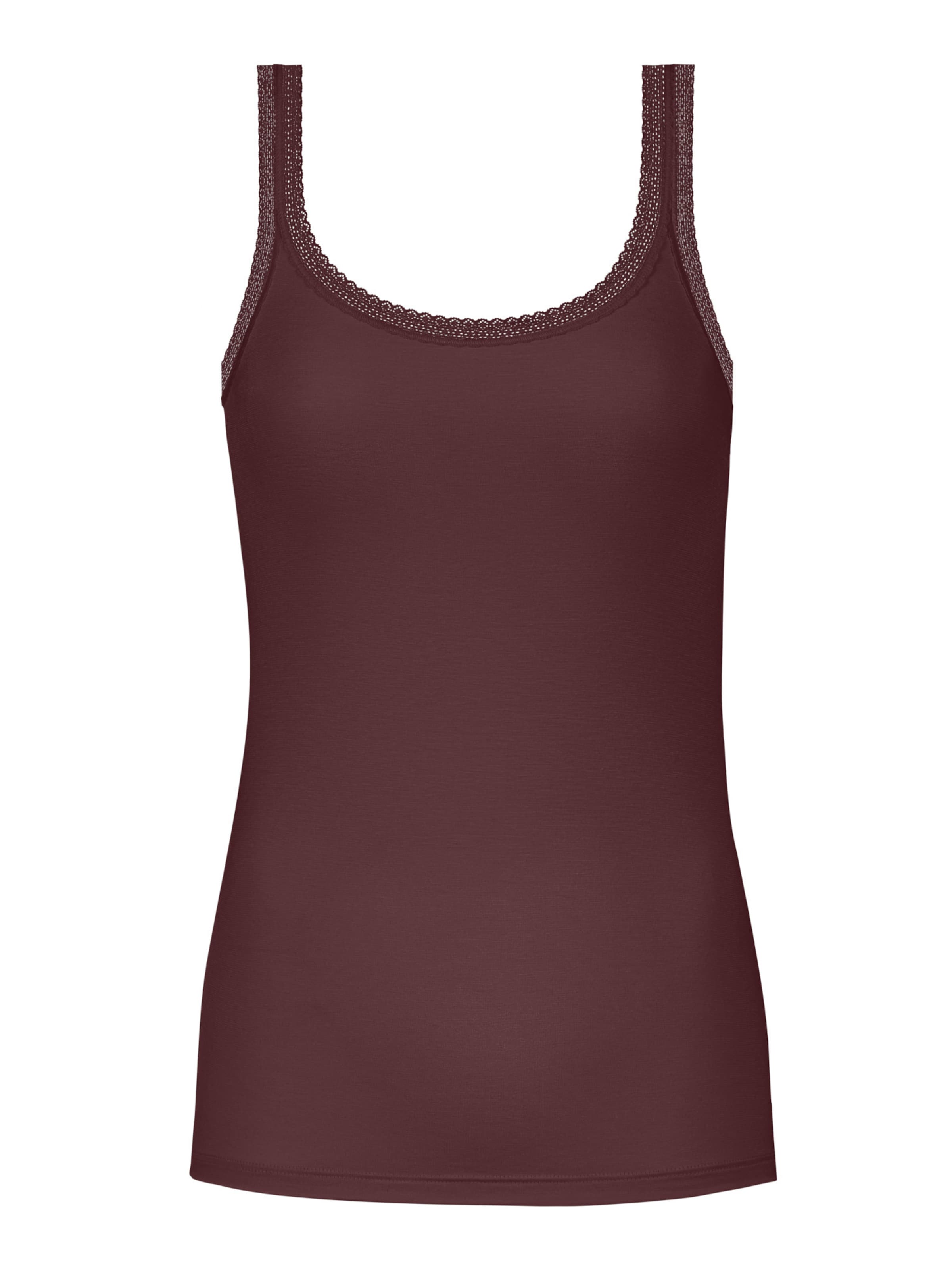 Maillot de corps 'Modal Lace' Mey en marron : devant