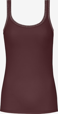 Maillot de corps 'Modal Lace' Mey en marron : devant