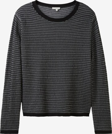 Pull-over TOM TAILOR en noir : devant