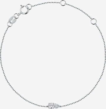 Live Diamond Bracelet in Silver: front