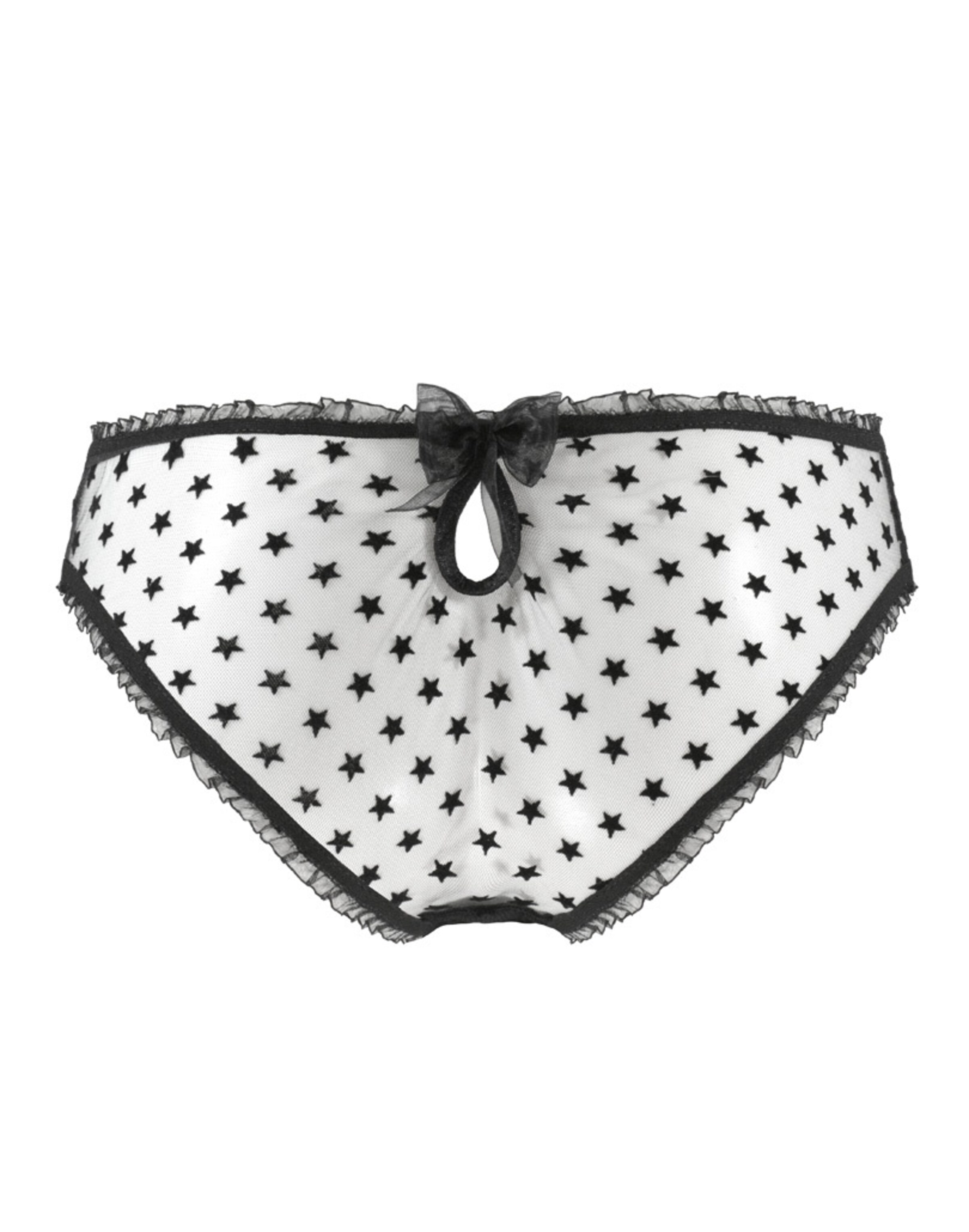 WHITE RVBBIT Slip 'Make A Wish' in Zwart