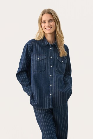 Part Two Bluse 'Collette' i blå: forside
