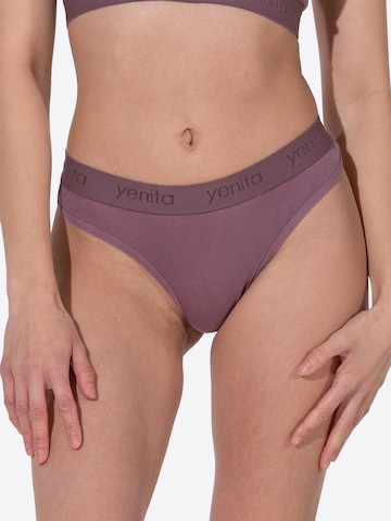 Yenita - Tanga ' Damen Tanga mit elastischem Logobund ' en Mezcla de colores: frente