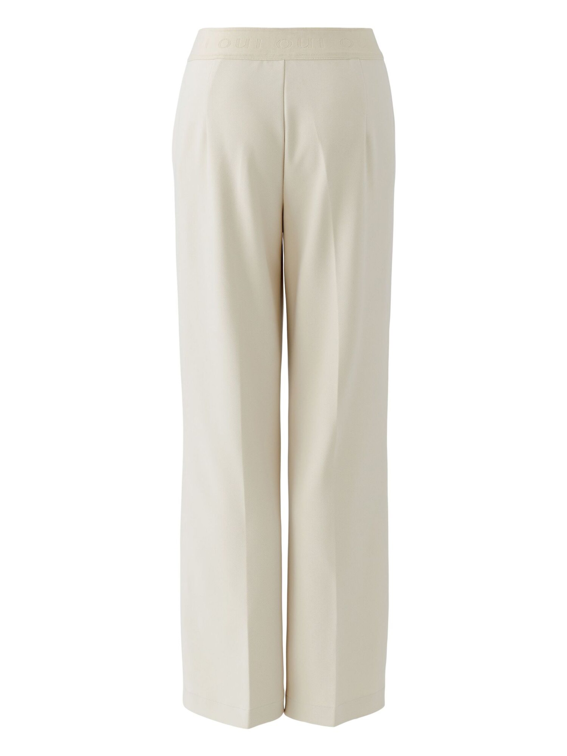 OUI Regular Pleated Pants 'Lacy' in Beige