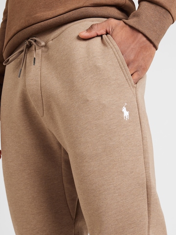 Tapered Pantaloni di Polo Ralph Lauren in beige