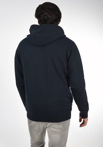 INDICODE JEANS Zip-Up Hoodie in Blue