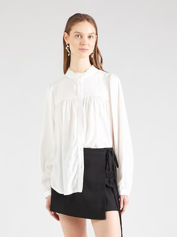 Lollys Laundry - Blusa 'Cara' em branco: frente