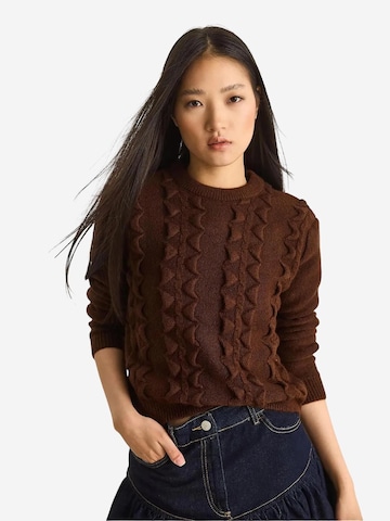 Bianco Lucci Trui in Bruin: voorkant