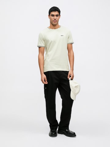 BOSS Тениска 'Taul' в бежово