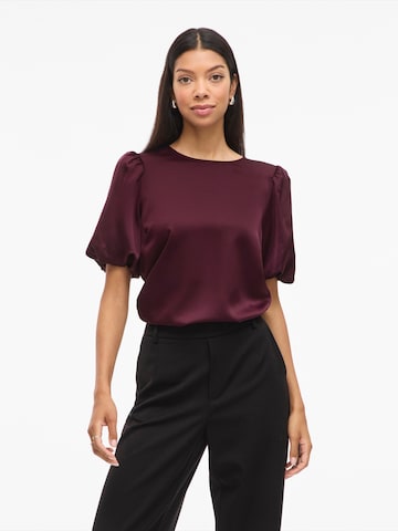 VILA Blouse 'VIEllette' in Rood: voorkant