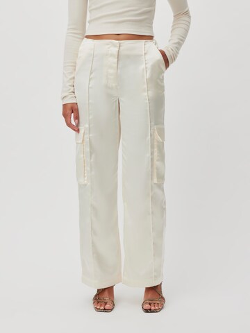LeGer by Lena Gercke Regular Pleated Pants 'Michelle' in White: front