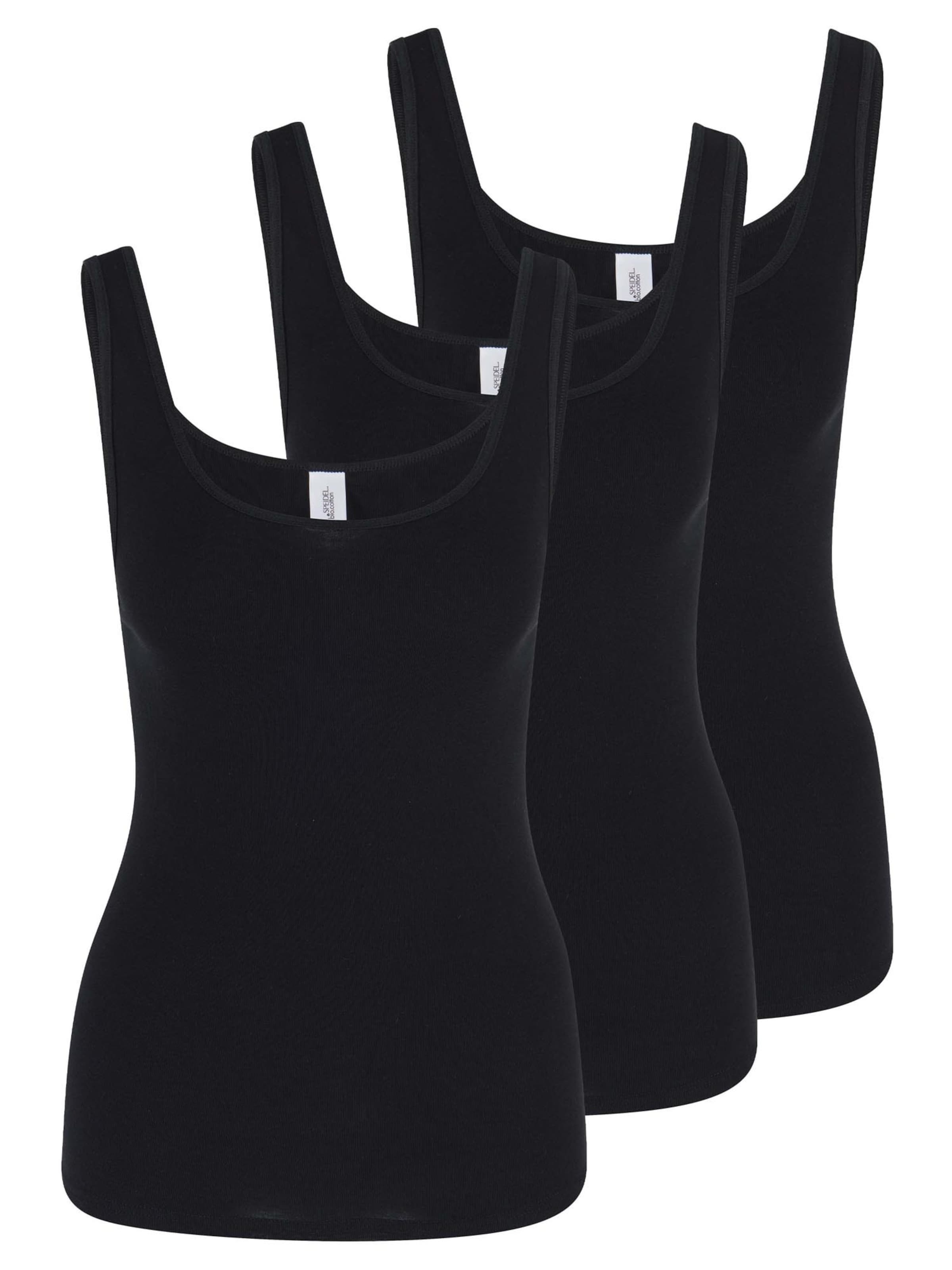 SPEIDEL Undershirt 'bio.cotton' in Black: front
