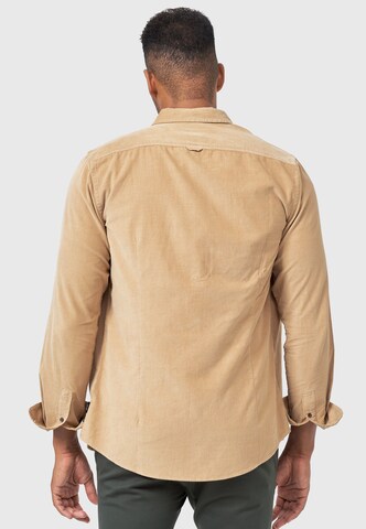 INDICODE JEANS Regular fit Overhemd in Beige