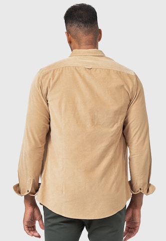 INDICODE JEANS Regular fit Overhemd in Beige