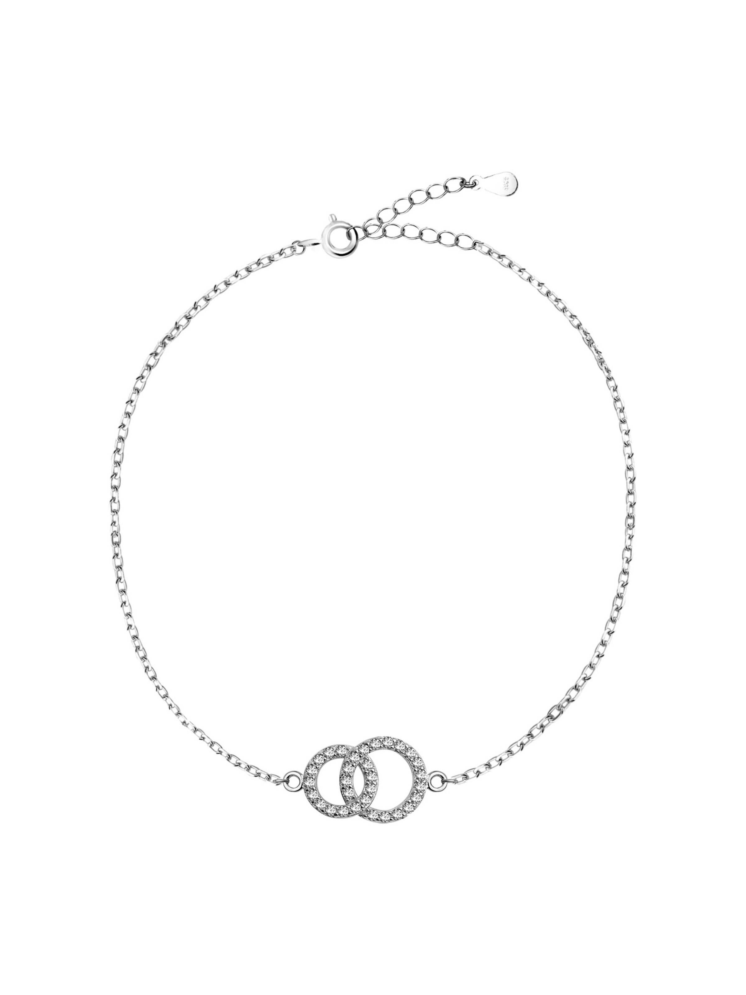Sofia Milani Bracelet 'Circle' in Silver: front