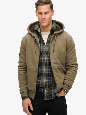 Superdry Tréning dzseki - zöld: elől