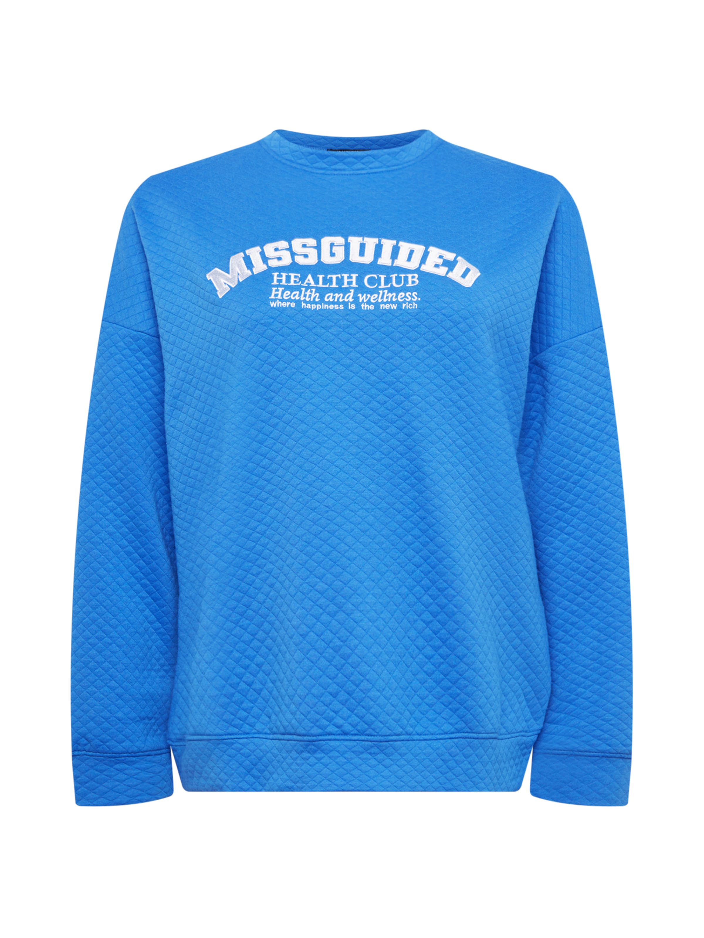 Frauen Sweat Missguided Plus Sweatshirt in Blau - FJ23233